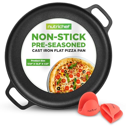 13 Inch Flat Cast Iron Pizza Pan