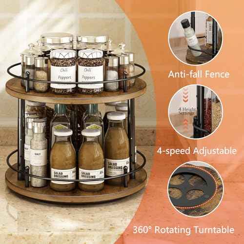 2 Tier Lazy Susan Organizer