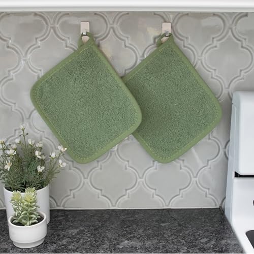 Terry Potholder & Hot Pad (4 Count)
