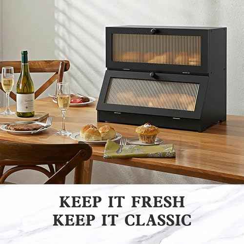 Bread Box for Kitchen Countertop