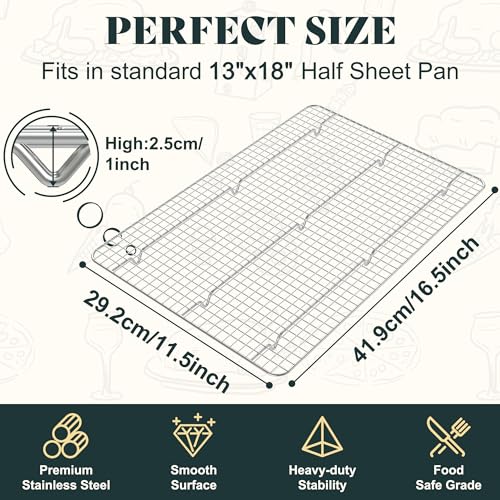 Cooling Racks for Cooking and Baking (2 Count)