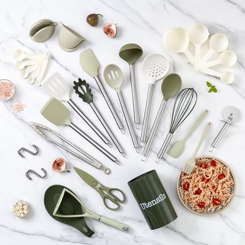 Silicone Cooking Utensils (38 Count)