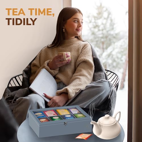 Tea Bag Organizer with Drawer