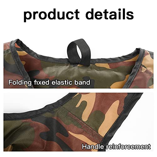 15x4.5x15 Inch Camo Reusable Shopping Bags with Handles