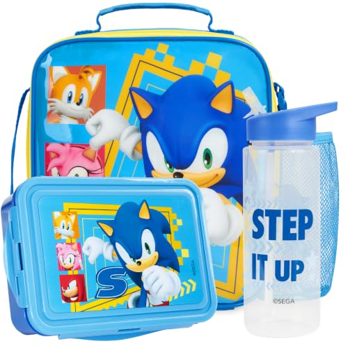 Sonic the Hedgehog Boys Lunch Box 3Pc Set (3 Count)