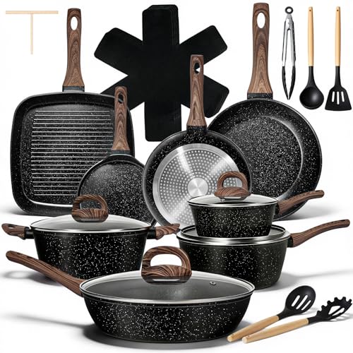 25 Pcs Pots and Pans Set