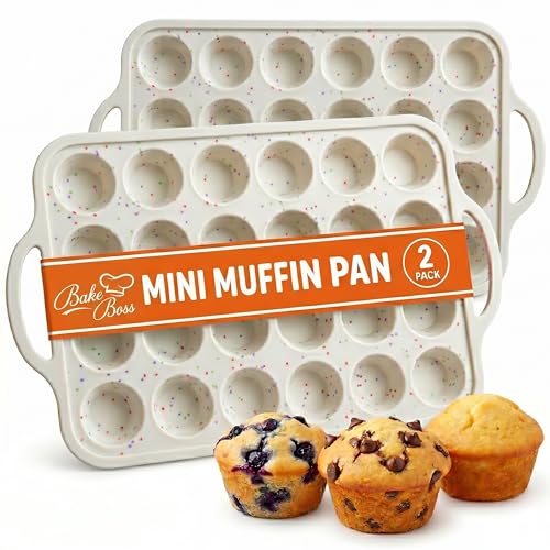 Silicone Mini Muffin Pan (2 Count)