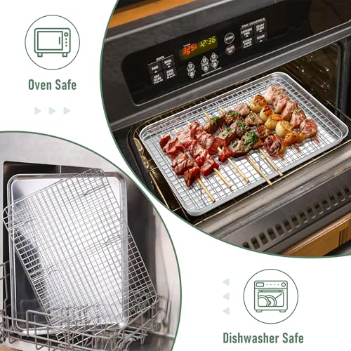 Half Baking Sheet with Wire Rack (2 Count)