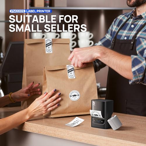 PM220S Label Maker Machine with Tape