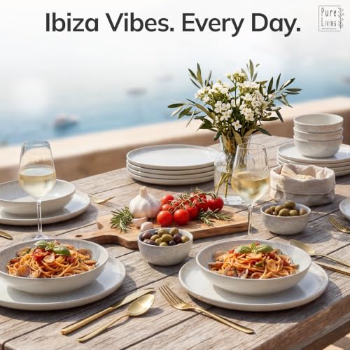 32 Piece Stoneware Dinnerware Set for 8 (32 Count)