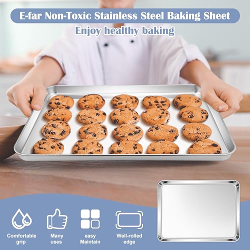 Stainless Steel Baking Sheet Set of 2 (2 Count)