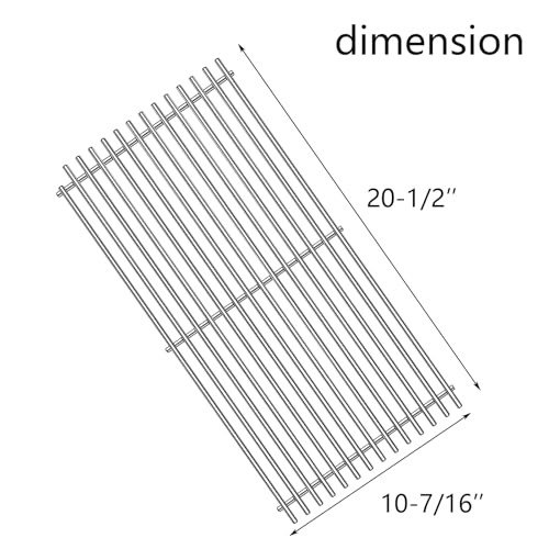 20-1/2" Stainless Steel Cooking Grates Replacement Parts for DCS 24“, 36”, 48“ Series Grill