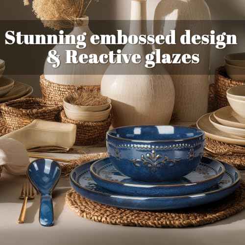 4 Piece Handcrafted Ceramic Dinnerware Set