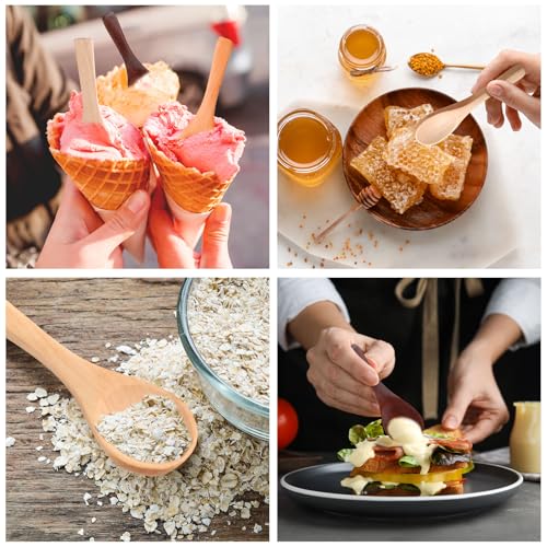 24 Pcs Small Wooden Spoons (24 Count)