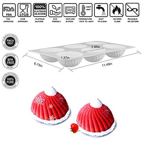 3D Spiral Silicone Mold for Baking Mousse Cake