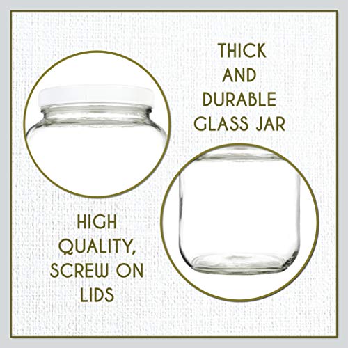 Half Gallon Mason Jar (2 Count)