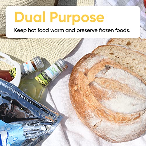 Hot and Cold Insulated Bags for Food Delivery (24 Count)