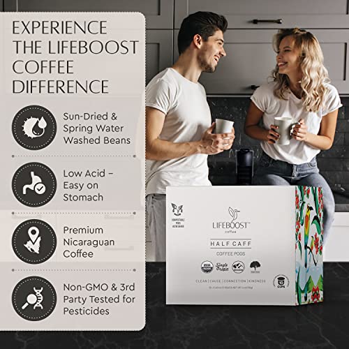 Half Caff Low Acid Coffee K Cups (10 Count)