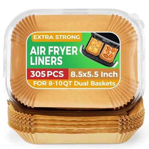 305Pcs Air Fryer Liners 8.5" x 5.5" for Bella Slim (305 Count)