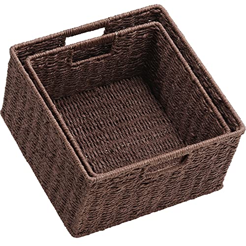 Storage Baskets for Organizing (2 Count)