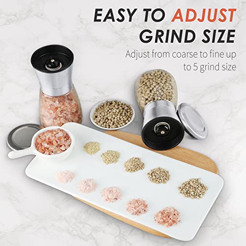 Salt and Pepper Grinder Set (12 Ounce)
