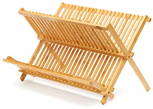 Premium Natural Bamboo Dish Rack