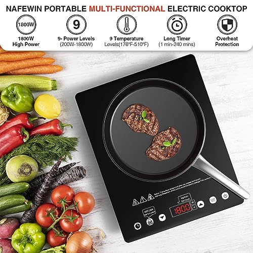 Single Burner Electric Cooktop 1800W