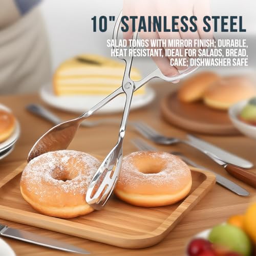 2 PACK Salad Tongs for Serving (2 Count)