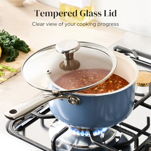Ceramic Stock Pots Set 5QT