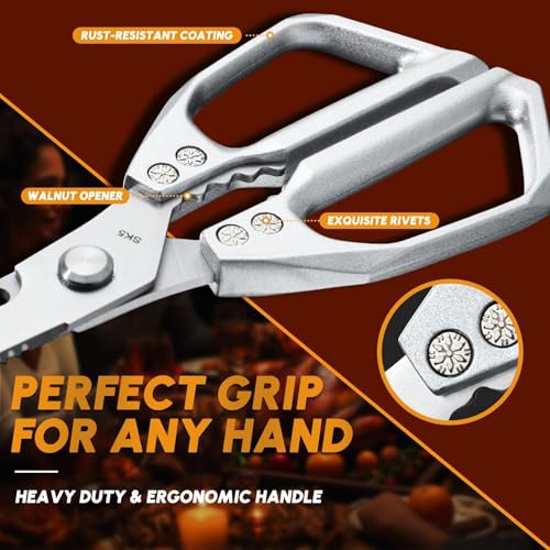Heavy Duty Kitchen Shears (2 Count)