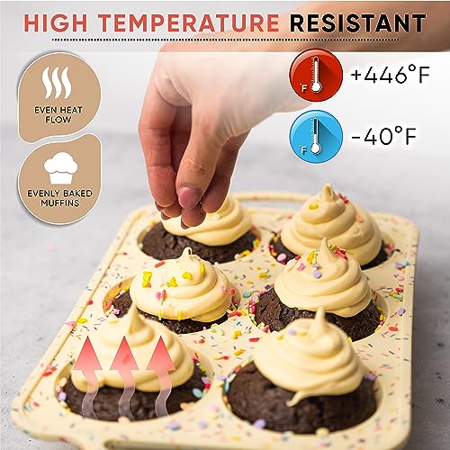 Confetti Silicone Jumbo Muffin Pan