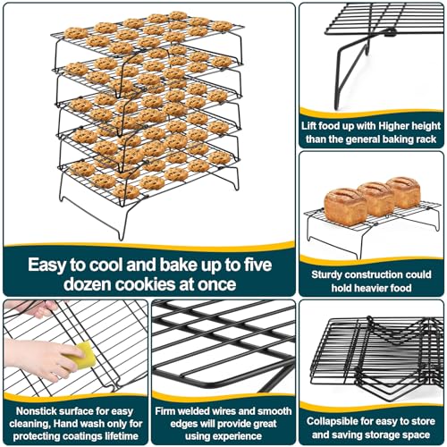5 Tier Stainless Steel Cooling Rack