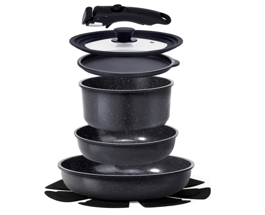 Ceramic Pots and Pans Set Non Stick