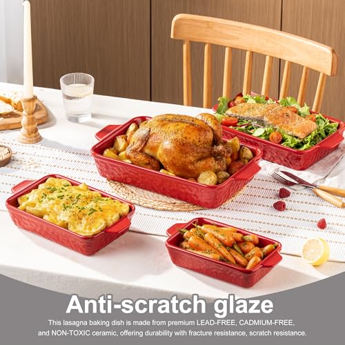 Casserole Dishes for Oven (4 Count)