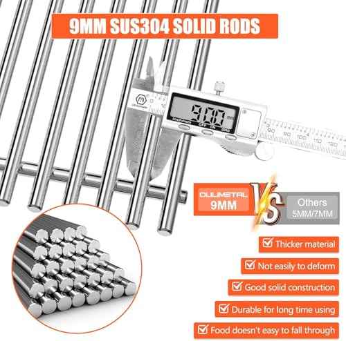 SUS304 9MM Grill Grates for Weber Genesis II E
