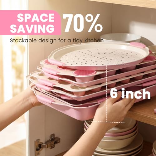 22 PCS Nonstick Baking Pans Set (22 Count)