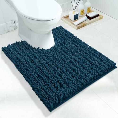 Toilet Rug U Shaped Washable 24x20 Inch