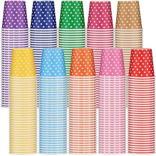 500 Pcs Disposable Paper Cups Small (500 Count)