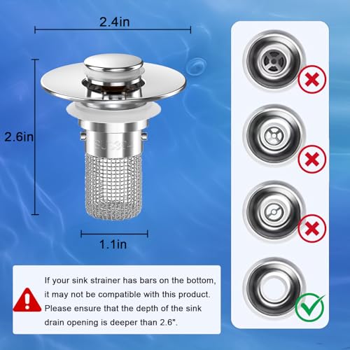 Bathroom Sink Drain Strainer