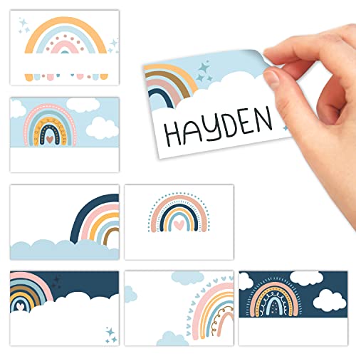 Self Adhesive Name Tags Sticker (56 Count)