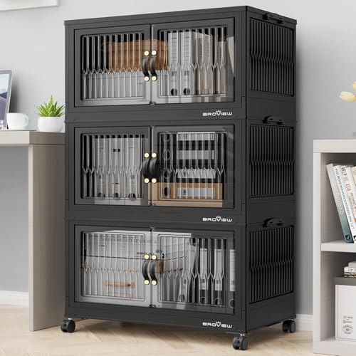 180Qt Stackable Storage Bins with Lid (3 Count)
