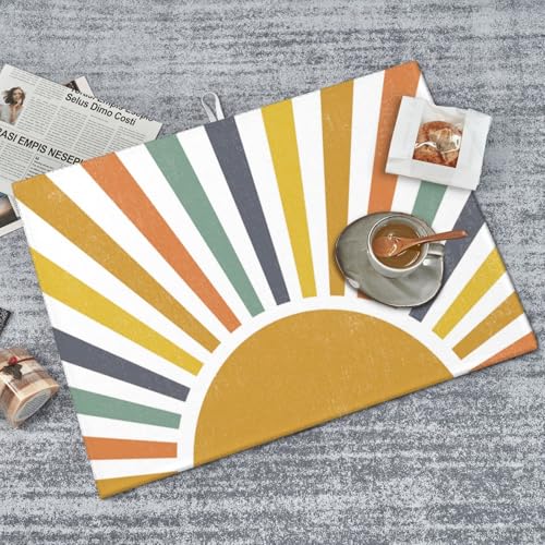 Sunshine Dish Drying Mat 18x24 for Kitchen Counter