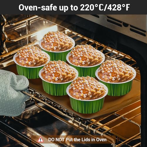 Disposable Ramekins with Lids (60 Count)