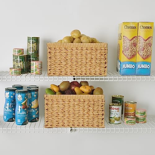 Wicker Storage Baskets (2 Count)