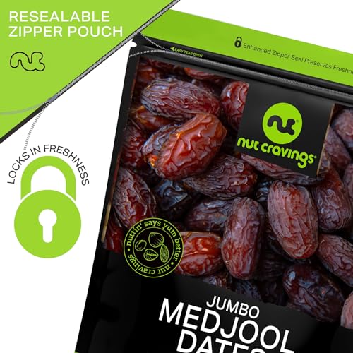Dried Jumbo Medjool Dates (80 Ounce)