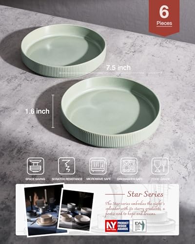 Star 7.5" Pasta Bowls Set of 6 (6 Count)