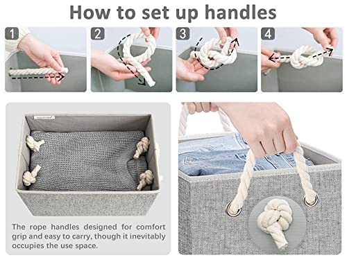 Storage Bins with Lids (3 Count)