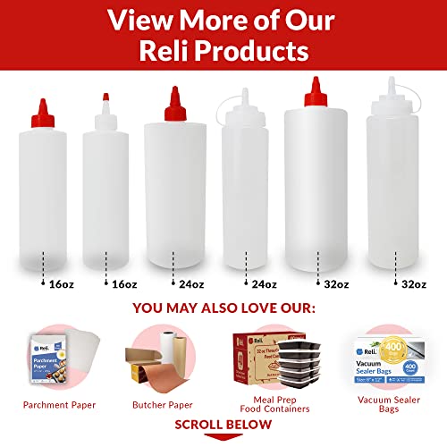 Plastic Squeeze Bottles (4 Count)