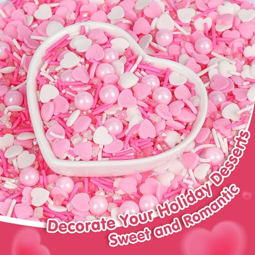 Edible Heart Sprinkles (4.5 Ounce)