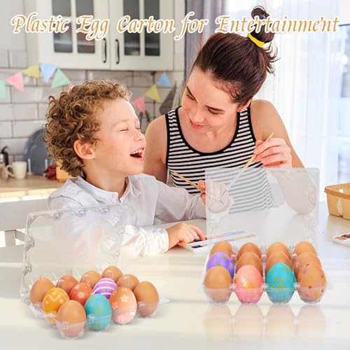 60Pack Duck Egg Cartons Cheap Bulk 1 Dozen Jumbo Egg Cartons (60 Count)